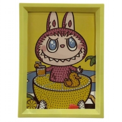 Мозаика из страз на подрамнике 13,5х18 см. "Лабуба-7", Китай