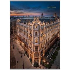 Тетрадь А4, 80л., кл., "ВЕЧЕРНИЙ ПЕРЕКРЁСТОК" (бел. бумага), "Profit", РФ
