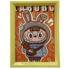 Мозаика из страз на подрамнике 13,5х18 см. "Лабуба-8", Китай