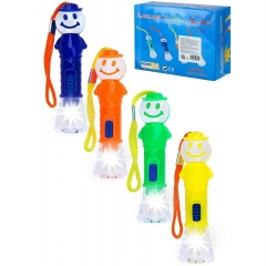 Фонарик из пластика (7.5см,цвет-микс), ООО", Рыжий Кот", РФ. пр-во: Китай