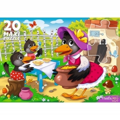 МАКСИ-ПАЗЛЫ 20 элементов. СОРОКА-СОРОКА, ООО "Рыжий Кот", РФ