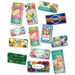 АССОРТИМЕНТ конвертов д/ денег "Поздравляем!" МИКС, "Белая ворона", РФ