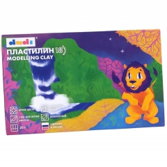 Пластилин 18 цв. 360 гр. со стеком, DADI, РФ