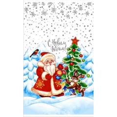 Пакет подарочный (фольга)  30х50 см. "Лесная вечеринка". ВОРР, ИнтерПак, РФ