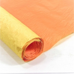 Бумага Эколюкс двухцветная, желтый/оранжевый 70 смх5 м.,OMG gift, Китай