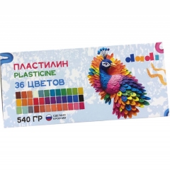 Пластилин 36 цв. 540 гр. со стеком, DADI, РФ