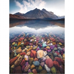 Алмаз. мозаика 30х40 см, с подр., с полн. заполн. (30 цв.) Прозрачное озеро, ООО "Рыжий Кот", РФ/пр-во: Китай