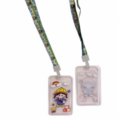 Бейдж на ленте с рисунком 7х11 см., ДЕВОЧКА, Китай