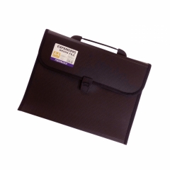 Папка-портфель А4, на 12 отделений, ЧЕРНЫЙ, Китай