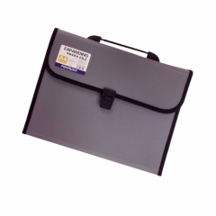 Папка-портфель А4, на 12 отделений, СЕРЫЙ, Китай