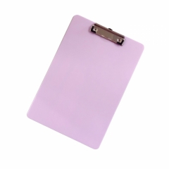 Планшет А4 с верхним зажимом (пластик), РОЗОВЫЙ, Китай