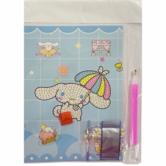 Мозаика из страз с ручкой мини 13,5х18 см. "Зая", Китай