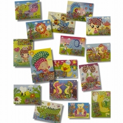 Мозаика из страз мини 17,5х13 см. "АССОРТИ", Китай