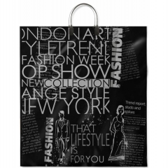 Пакет ПВД 46х50см./100мкм. (10шт), с пластик. ручкой  КУТЮРЬЕ, ООО "ИНТЕРПАК",  РФ