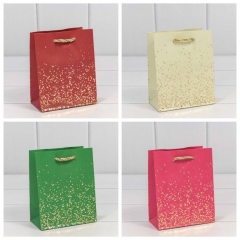Пакет 12х15х6,7см. "Золотые вкрапления" 230г/м2, в асс, OMG Gift, Китай