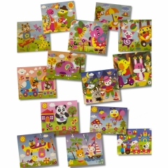 3Д аппликация с фоамираном 25,5х21 см. "МИКС" в асс., Китай