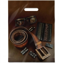 Пакет ПВД 30х40см./30мкм., (50 шт/уп) с вырубной ручкой "ДОМИНО", ООО "ИНТЕРПАК", РФ