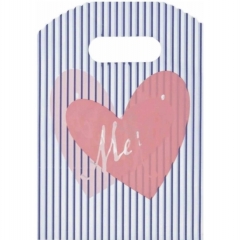 Пакет ПВД 18х24 с вырубной ручкой (50 шт.). MERCI,  Китай