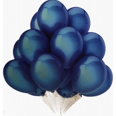 Набор шаров 12"/14шт., ХРОМ (синий), Balloons, Китай