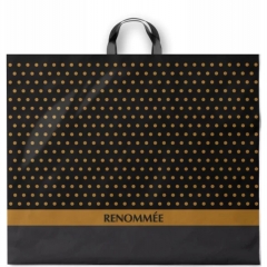 Пакет ПВД 60х50/70мкн. с петлевой ручкой эконом РЕНОМЕ, ООО "ИНТЕРПАК", РФ