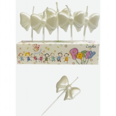 Свечи декоративные Бантики (5 шт), Китай