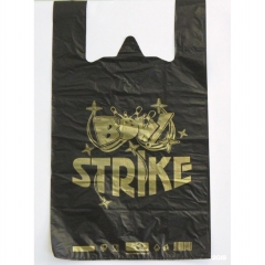 Пакет-майка ПНД 30х55см./25мкм. (50шт/уп), СТРАЙК черный, ООО "ИНТЕРПАК", РФ