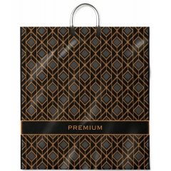 Пакет ПВД 46х50см./100мкм. (10шт), с пластик. ручкой ПРЕМИУМ, ООО "ИНТЕРПАК",  РФ